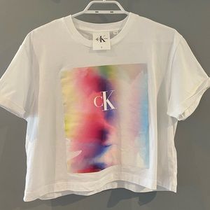 CALVIN KLEIN CROP SHIRT
